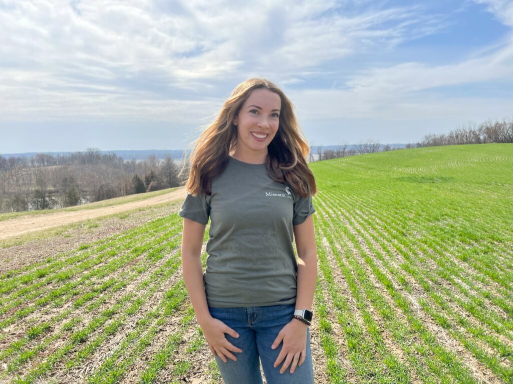 Missouri farmer Kaitlin Flick Dinsmore